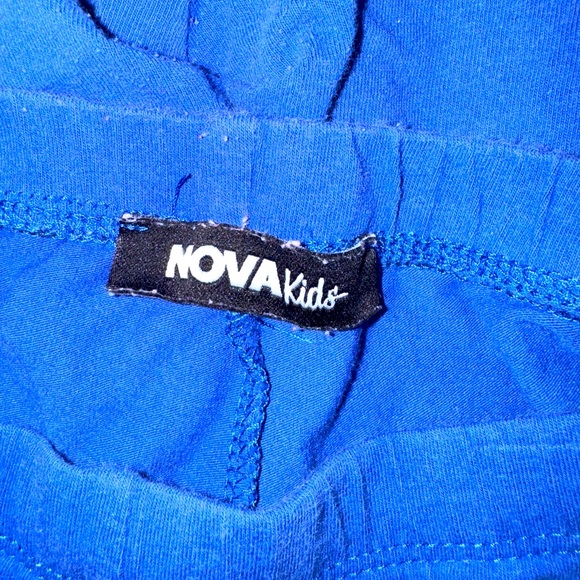 Fashion nova, girls royal blue biker shorts, size 6 - Picture 3 of 3